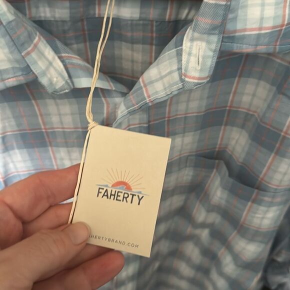 Faherty Everyday Shirt, Size XXL - Picture 4 of 12